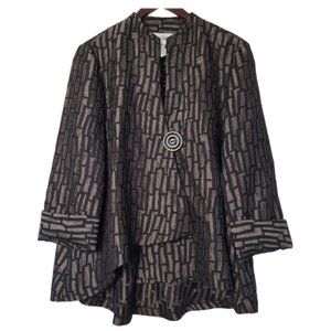 JOSEPH RIBKOFF Motif Jacket Blouse Size 10